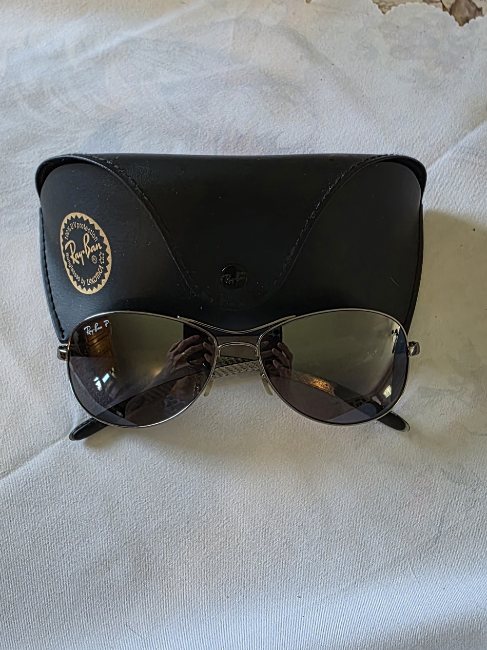 Rayban Aviator 8301 Carbon Fiber Gunmetal Steelfront Sunglasess